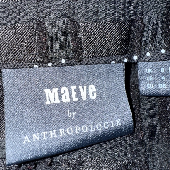 Anthropologie Maeve Merida Flounced Hi- Lo Textured Midi Skirt - Size 4 - Picture 4 of 8